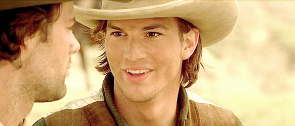 Ashton Kutcher as George Durham in Texas Rangers (2001)