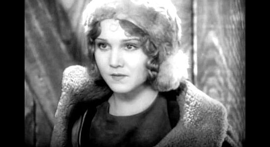 Barbara Leonard as Nedra Ruskin, the city girl from Montreal who turns La Bey's head in Men of the North (1930)