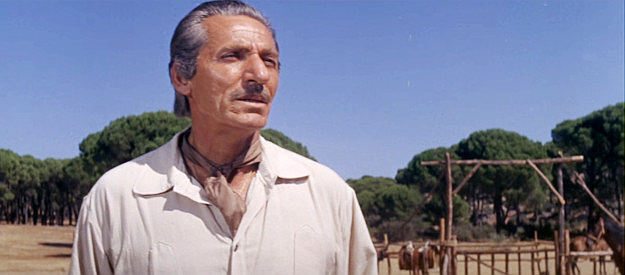 Barta Barri as Esteban, foreman on Don Pedro Fortuna's ranch in Son of a Gunfighter (1965)