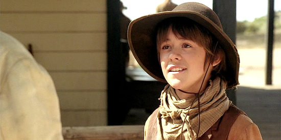 Ben Petry as Silver, the young boy Doc West befriends in Doc West (2009)