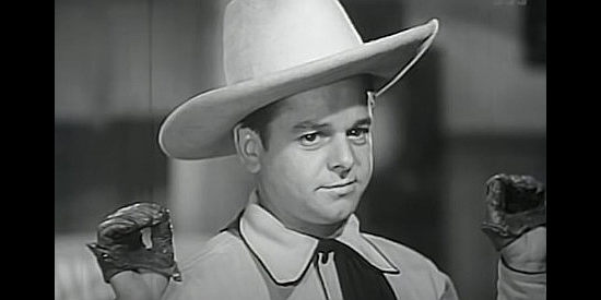 Billy Curtis as Buck Lawson, in trouble for a murder he didn't commit in The Terror of Tiny Town (1938)