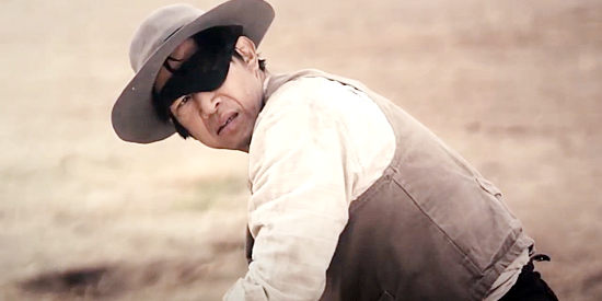 Boyuen as Zhen, the man suspected of stealing the railroad's gold in Heathens and Thieves (2012)