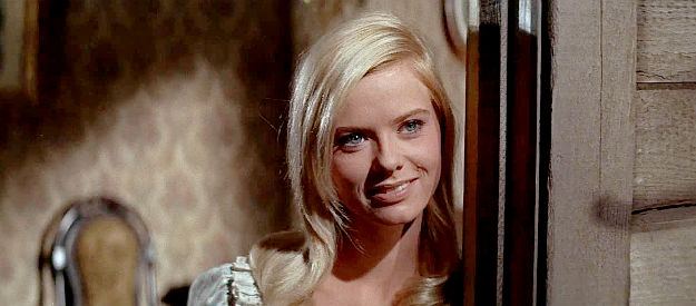 Brooke Bundy as Leah, her head turned by a young gun named Earl and the dollars in his pockets in Firecreek (1968)