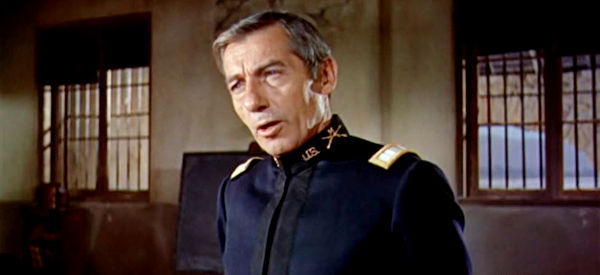 Carleton Young as Captain Shattuck, determined to get a conviction at Rutledge's trial even if he has to bend the truth in Sergeant Rutledge (1960)