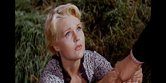 Caroly Lynley as Missy Breckenridge, the 15-year-old daugther of Belle, who falls for the much older Brendan O'Malley in The Last Sunset (1961)