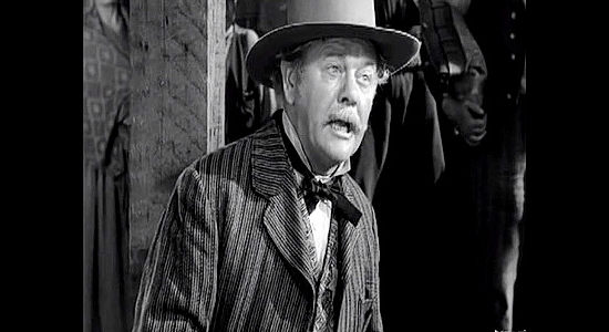 Charles Winninger as Washington Dimsdale, former drunk and new sheriff of Bottleneck, awaiting Destry's arrival in Destry Rides Again (1939)