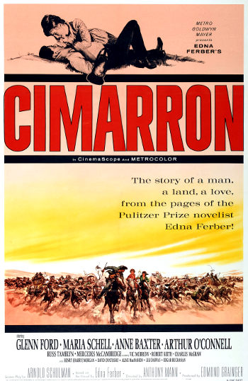 Cimarron (1960) poster