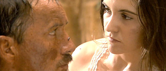 Collen Holloway as The Man and Inge Rademeyer as Isabella Montgomery in Good for Nothing (2011)