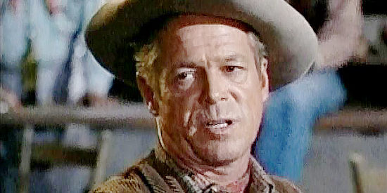 Dan Duryea as Frank Jesse, a man who knows what he wants when his time finally comes in Six Black Horses (1962)