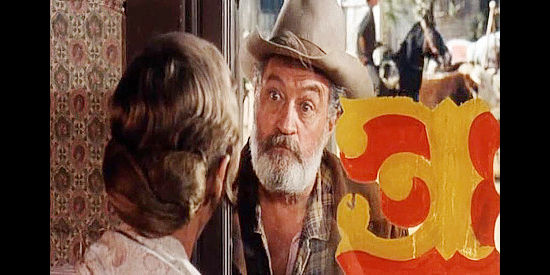 Dan Haggerty as Sam Potts, looking for a saloon and finding a spinster in The Nigh of the Grizzly (1966)