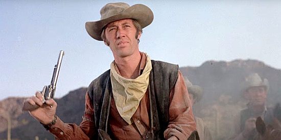 David Carradine as Jesse Boone, the man who abandoned Billy Young south of the border in Young Billy Young (1969)