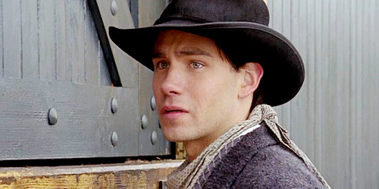 David Clay Rogers as Butch Cassidy during a train robbery in The Legend of Butch and Sundance (2006)