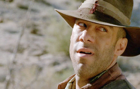 David Figlioli as Billy Bucklin, the cold-blooded bandit leader in Hard Ground (2003)