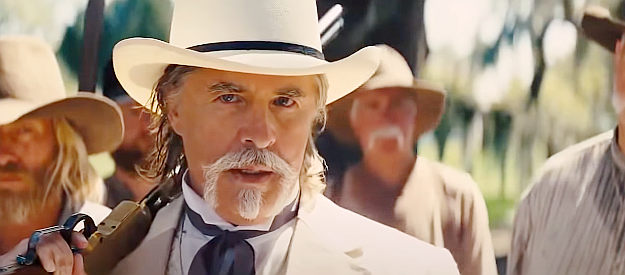 Don Johnson as Big Daddy, a bigoted slave owner Dr. Schultz and Django encounter in Django Unchained (2012)