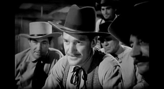 Douglas Fowley as Joe Horton, the gambler who prods young Brock Brewton into a gunfight in The Sea of Grass (1947)