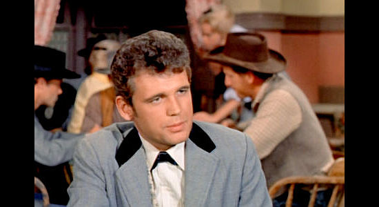Duane Eddy as Deputy Marshal Clint Fallon, a man who discovers Rose Sharon's secret in The Wild Westerners (1962)