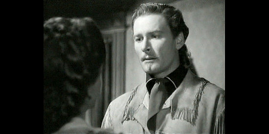 Errol Flynn as George Armstrong Custer, bidding farewell to Libby at the start of the Little Bighorn campaign in They Died with Their Boots On (1941)