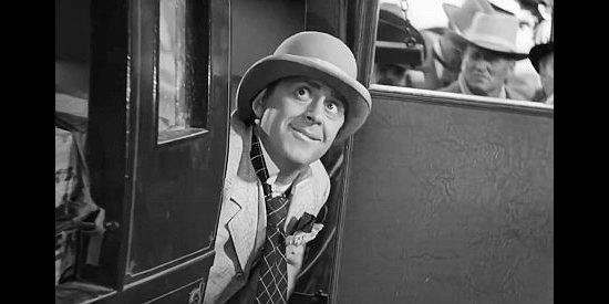 Eddie Foy Jr. as Eddie Foy, back in Tombstone after an adventurous stagecoach ride in Frontier Marshal (1939)