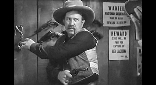 Edgar Kennedy as Sheriff Judd, determined to break in Joaquin Murrieta in Robin Hood of El Dorado (1936)
