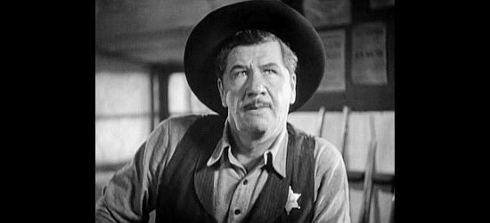 George Bancroft as Marshal Curley Wilcox, determined to recapture the Ringo Kid in Stagecoach (1939)