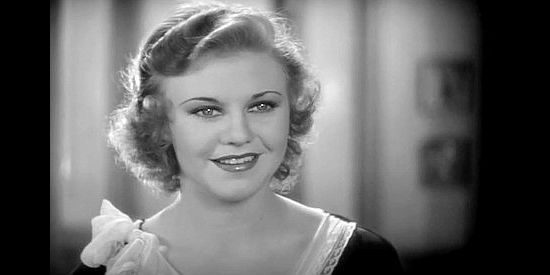 Ginger Rogers as Ruth Weston, using her charm to win over Texan cowboy Calvin Jones in The Tenderfoot (1932)