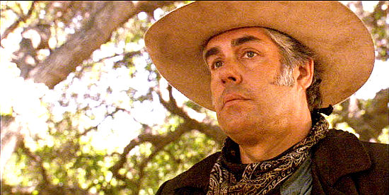 Gregory Littman as Ranger John, confronting the Dalton gang for the first time in Shiloh Falls (2007)