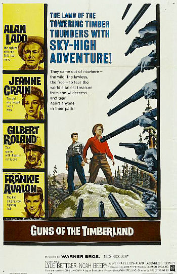 Guns of the Timberland (1960) poster