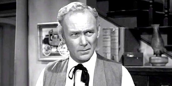 Harry Carey Jr. as Jim Ferguson, one of Case Britton's few friends in Noose for a Gunman (1960)