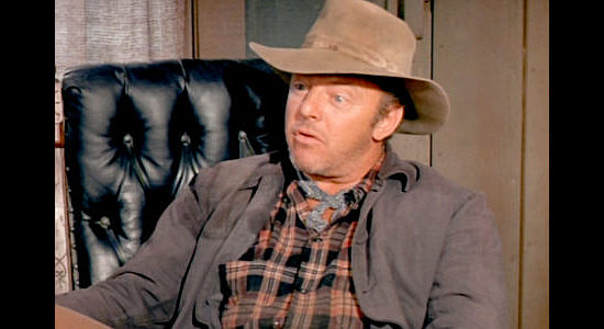 Harry Lauter as Jud Gotch, a holdup man for Plummer who could hold the answers to the marshal's questions in The Wild Westerners (1962)
