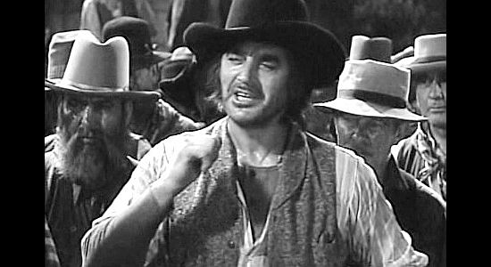 Harry Woods as Pete, one of the whites who causes trouble for Joaquin Murrieta and his family in Robin Hood of El Dorado (1936)