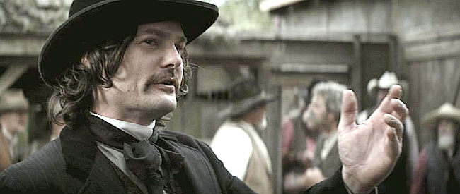 Henry Thomas as John St. Helens, the man who says he's really John Wilkes Booth in The Legend of Hell's Gate (2011)