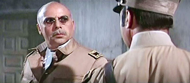 Herbert Lom as Gen. Huerta, the Mexican commander Villa doesn't trust in Villa Rides (1968)