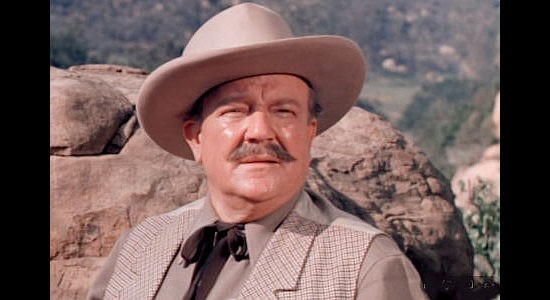 Hugh Sanders as Chief Marshal Reuben Bernard, trying to help McDowell bring the outlaws to justice in The Wild Westerners (1962)