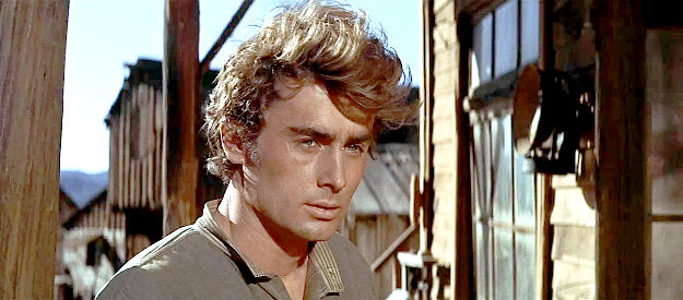 J. Robert Porter as Arthur, the simple-minded stable boy in FIrecreek (1968)