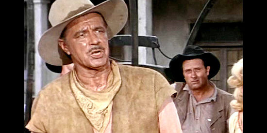 James Craig as Bo Greer, disagreeing with just about everything Tom Horn and Eli Jonas decide in Fort Utah (1967)