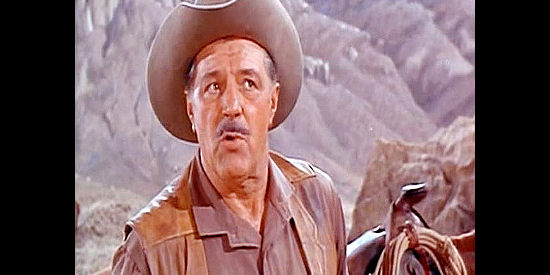 James Craig as Ike Clanton, a would-be bushwhacker trying to lure Lee Travers into a trap in Arizona Bushwhackers (1968)