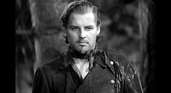James Ellison as Buffalo Bill Cody, sent by Custer to bring in Wild Bill Hickok for killing three soldiers in The Plainsman (1936)