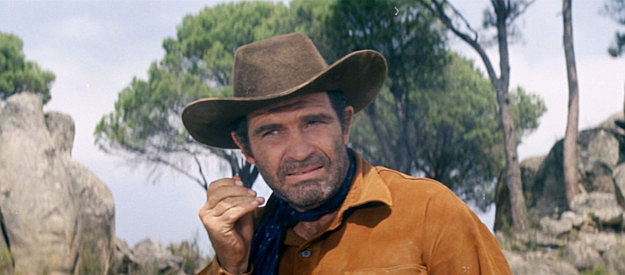 James Philbrook as Ace Ketchum, learning his son has a knack with a six-gun in Son of a Gunfighter (1965)