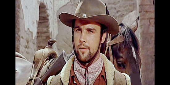 James Westmoreland as the Julesburg Kid, joining the cattle drive with an eye on the woman in The Last Sunset (1961)