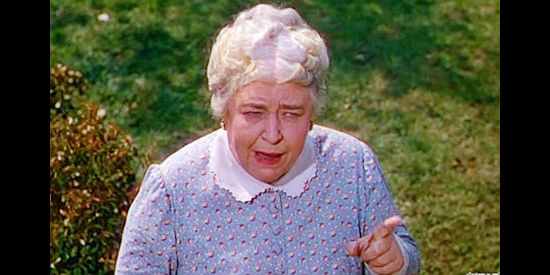 Jane Darwell as Aunt Jane, trying to turn Lucy Bostel into a lady with little luck in Red Canyon (1949)