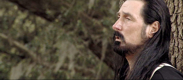 Jerry Chesser as Jericho Falls, leader of the outlaw gang in All Hell Broke Loose (2009)