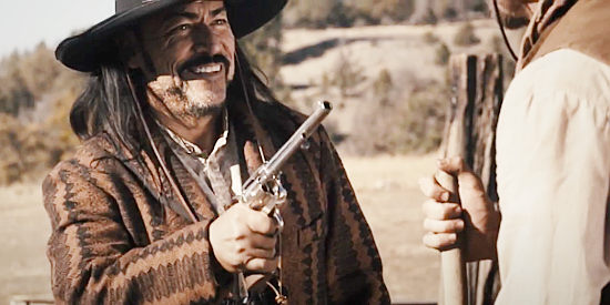 Jesse James Youngblood as Bronco, one of Sherman Rutherford's men in Heathens and Thieves (2012)