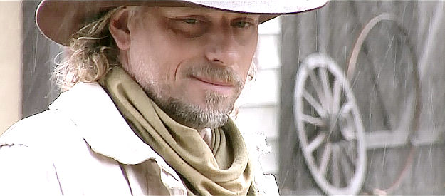 Jim Hilton as William Drayton, reacting to a friend's predicament in A Cold Day in Hell (2011)
