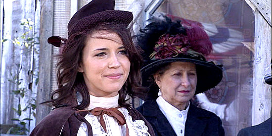 Joanne Goode as Kayla McIntyre, daughter of a Texas Ranger captain in Palo Pinto Gold (2009)