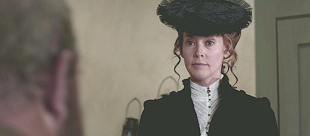 Jodi Russell as Mrs. Williams, claiming the governor has treated her direspectfully in Redemption for Robbing the Dead (2011)