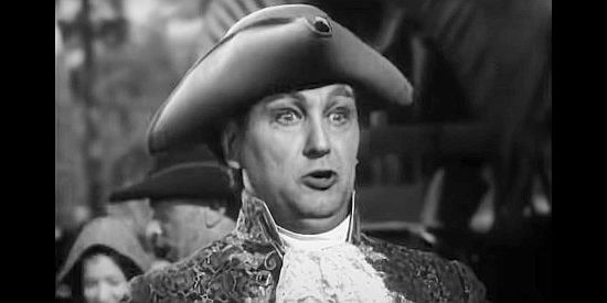 Keith Hitchcock as the commissioner who's in cahoots with Marlowe to steal title to the new land in Daniel Boone (1936)