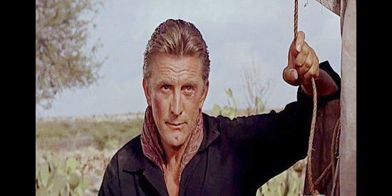 Kirk Douglas as Brendan O'Mally, who tracks down a now-married former love, all while being sought for murder in The Last Sunset (1961)