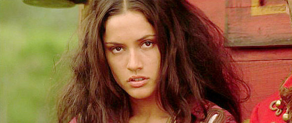 Leonor Varela as Perdita in Texas Rangers (2001)