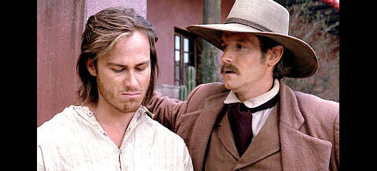 Liam Watt as Thomas Westover and Matt Letscherr as Emmett Westover in King of Texas (2002)