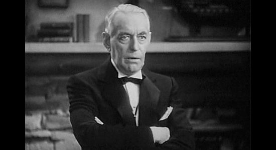 Lloyd Ingraham as John Prescott, reacting to the news of his daughter's impetuous marriage in Montana Moon (1930)